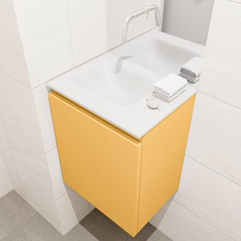waschtisch set gäste wc OLAN 40 cm gelb FK75342552