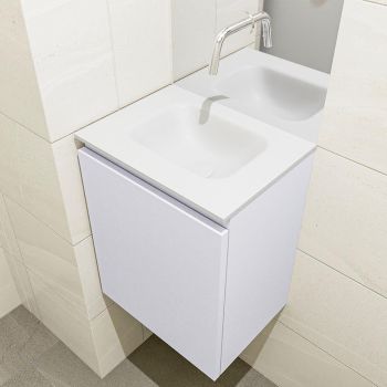 waschtisch set gäste wc OLAN 40 cm lavendel FK75342637