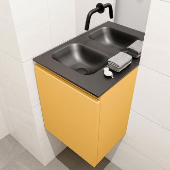 waschtisch set gäste wc OLAN 40 cm gelb FK75342900