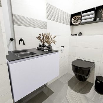 waschtisch set gäste wc OLAN 80 cm lavendel FK75342999
