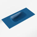 waschtisch einbau mineralwerkstoff EDEN 50 cm becken mittig blau F50104Jeans