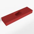 waschtisch freihängend mineralwerkstoff LEX 110 cm becken mittig rot F52122Fire