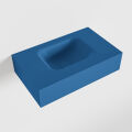 waschtisch freihängend mineralwerkstoff LEX 50 cm becken mittig blau F52104Jeans