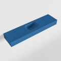 waschtisch freihängend mineralwerkstoff LEX 120 cm becken mittig blau F52125Jeans