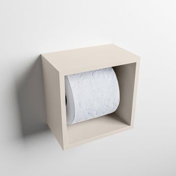 toilettenpapierhalter solid surface w&uuml;rfel leinen