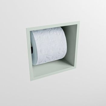 toilettenpapierhalter solid surface würfel minze