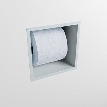 toilettenpapierhalter solid surface würfel babyblau