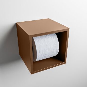 toilettenpapierhalter solid surface würfel rost