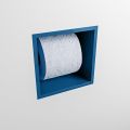 toilettenpapierhalter solid surface würfel blau