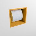 toilettenpapierhalter solid surface würfel gelb