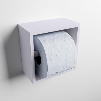 toilettenpapierhalter solid surface halbe würfel...