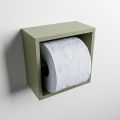 toilettenpapierhalter solid surface halbe würfel army grün