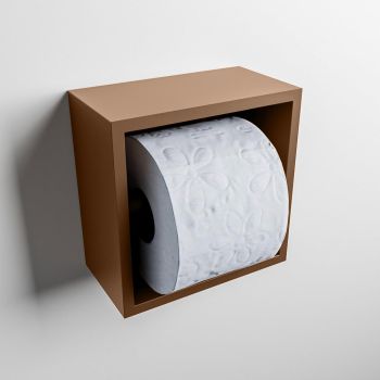 toilettenpapierhalter solid surface halbe würfel rost