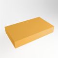 aufsatzplatte l freihängend solid surface 70 cm gelb m49847ch
