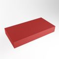 aufsatzplatte l freihängend solid surface 80 cm rot m49848fi