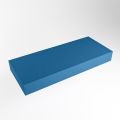 aufsatzplatte l freihängend solid surface 100 cm blau m49850je