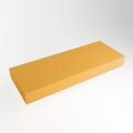 aufsatzplatte l freihängend solid surface 110 cm gelb m49851ch
