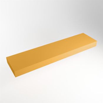 aufsatzplatte l freihängend solid surface 170 cm gelb m49857ch