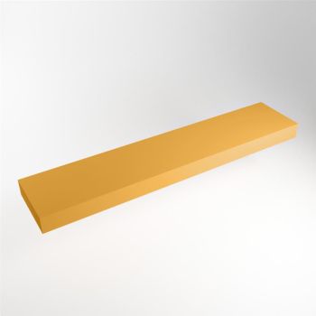 aufsatzplatte l freihängend solid surface 200 cm gelb m49860ch