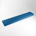 aufsatzplatte l freihängend solid surface 220 cm blau m49862je