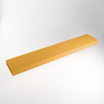 aufsatzplatte l freihängend solid surface 230 cm gelb m49863ch