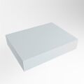 aufsatzplatte xl freihängend Solid Surface 60 cm babyblau m49864cl