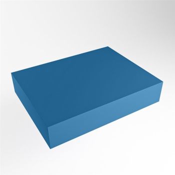 aufsatzplatte xl freihängend Solid Surface 60 cm blau m49864je