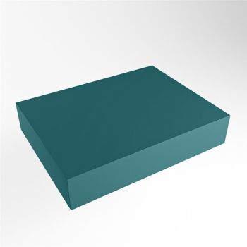 aufsatzplatte xl freihängend Solid Surface 60 cm ozeanblau m49864sg