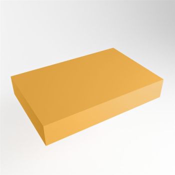 aufsatzplatte xl freihängend Solid Surface 70 cm gelb m49865ch