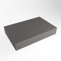 aufsatzplatte xl freihängend Solid Surface 70 cm dunkelgrau m49865dg