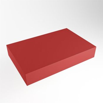 aufsatzplatte xl freih&auml;ngend Solid Surface 70 cm rot...