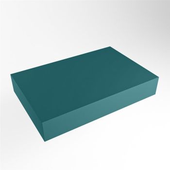 aufsatzplatte xl freihängend Solid Surface 70 cm ozeanblau m49865sg