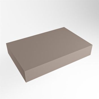 aufsatzplatte xl freihängend Solid Surface 70 cm taupe m49865sk