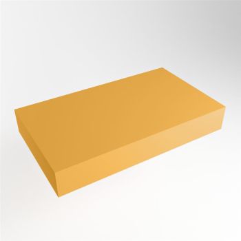 aufsatzplatte xl freihängend Solid Surface 80 cm gelb m49866ch