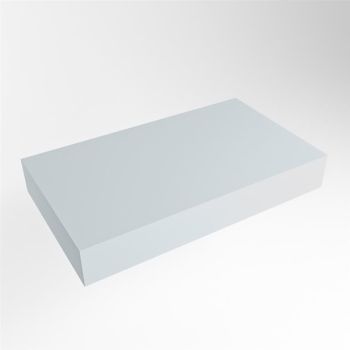 aufsatzplatte xl freihängend Solid Surface 80 cm babyblau m49866cl