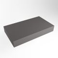 aufsatzplatte xl freihängend Solid Surface 80 cm dunkelgrau m49866dg