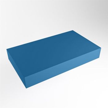 aufsatzplatte xl freihängend Solid Surface 80 cm blau m49866je