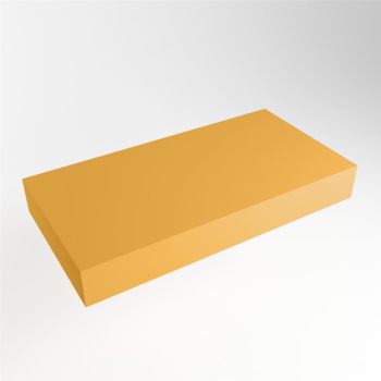 aufsatzplatte xl freihängend Solid Surface 90 cm gelb m49867ch