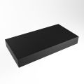 aufsatzplatte xl freihängend Solid Surface 90 cm schwarz m49867ub