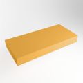 aufsatzplatte xl freihängend Solid Surface 100 cm gelb m49868ch