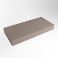 aufsatzplatte xl freihängend Solid Surface 100 cm taupe m49868sk