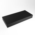 aufsatzplatte xl freihängend Solid Surface 100 cm schwarz m49868ub