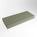 aufsatzplatte xl freihängend Solid Surface 110 cm army grün m49869ar