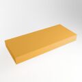 aufsatzplatte xl freihängend Solid Surface 110 cm gelb m49869ch
