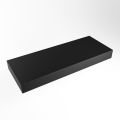 aufsatzplatte xl freihängend Solid Surface 120 cm schwarz m49870ub