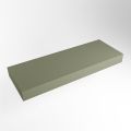 aufsatzplatte xl freihängend Solid Surface 130 cm army grün m49871ar