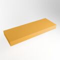 aufsatzplatte xl freihängend Solid Surface 130 cm gelb m49871ch