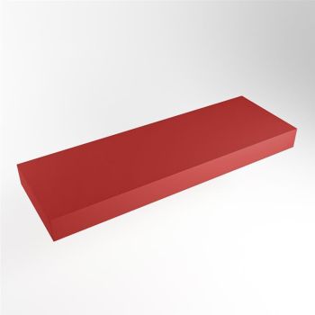 aufsatzplatte xl freihängend Solid Surface 140 cm rot m49872fi