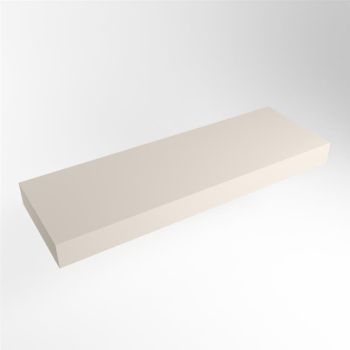 aufsatzplatte xl freihängend Solid Surface 140 cm leinen m49872li