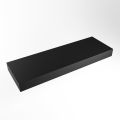 aufsatzplatte xl freihängend Solid Surface 140 cm schwarz m49872ub